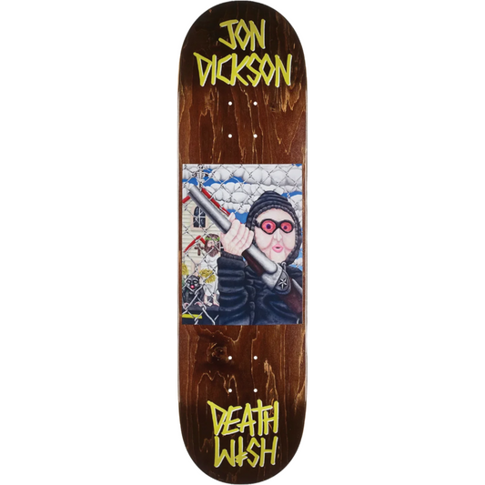 Deathwish Skateboards Jon Dickson All Screwed Up 8.47 Deck