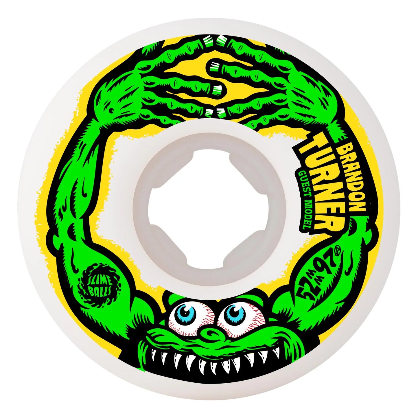Slime Ball Brandon Turner Guest Chubbies White 97a 52mm