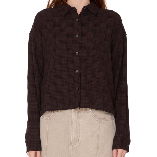 Obey Vivian Plaid Flannel