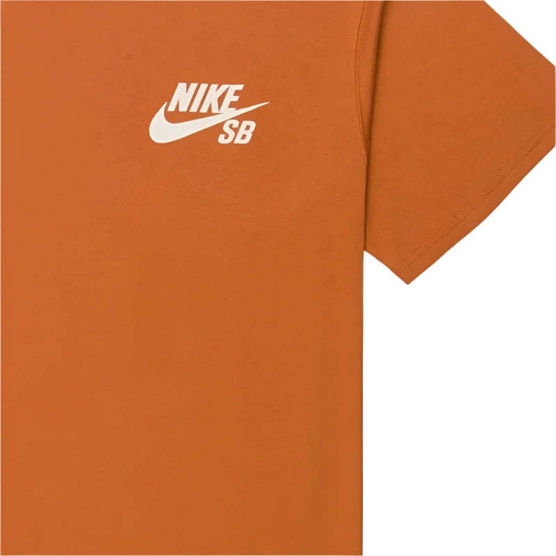Nike SB Logo Tee LBR Brown Combo