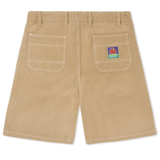 Butter Goods Work Shorts Washed Brown
