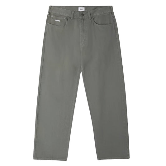 Obey Bigwig Baggy Denim Laurel Wreath