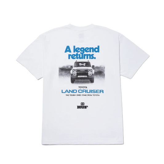 Huf Legends Return Tee White