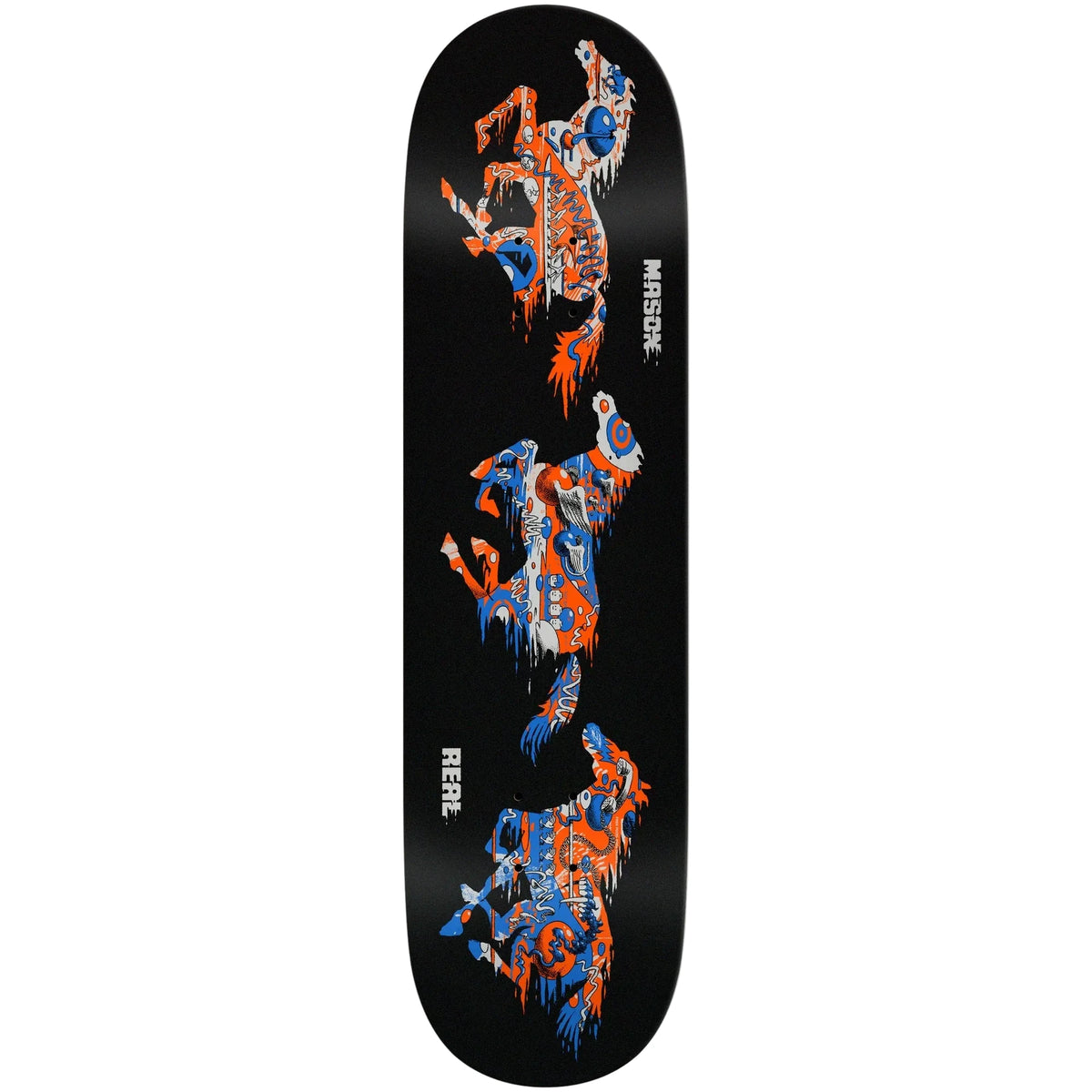 Real Skateboard Deck Mason Silva Horsepower Black 8.12" x 31.38"