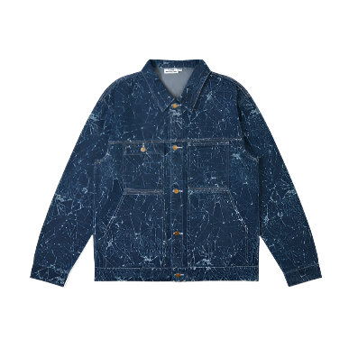 Come Sundown Toil Denim Jacket Blue