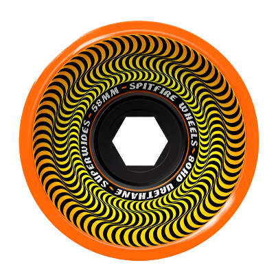 Spitfire 80Hd Super Wides Wheels 58mm (Orange)