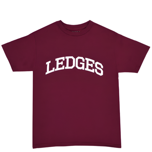 Quasi Ledges Burgundy Tee