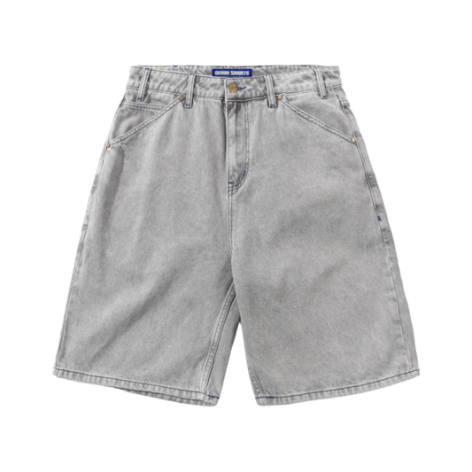 Butter Goods Encounter Denim Shorts Washed Soft Grey