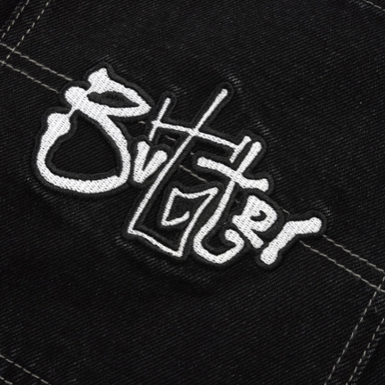 Butter Goods Scribble Denim Washed Black