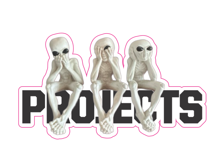 Projects Aliens Sticker