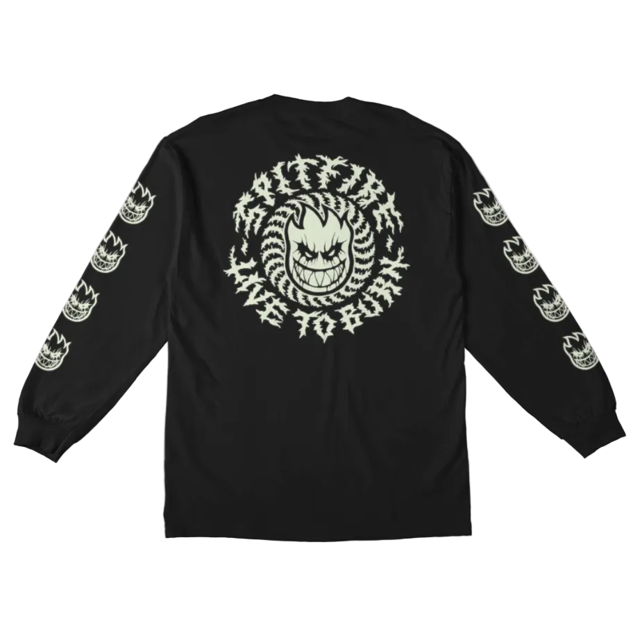 Spitfire Deathmask Glow In The Dark L/S