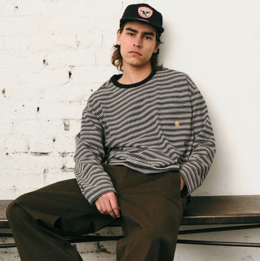 Brixton Century Striped Long Sleeve
