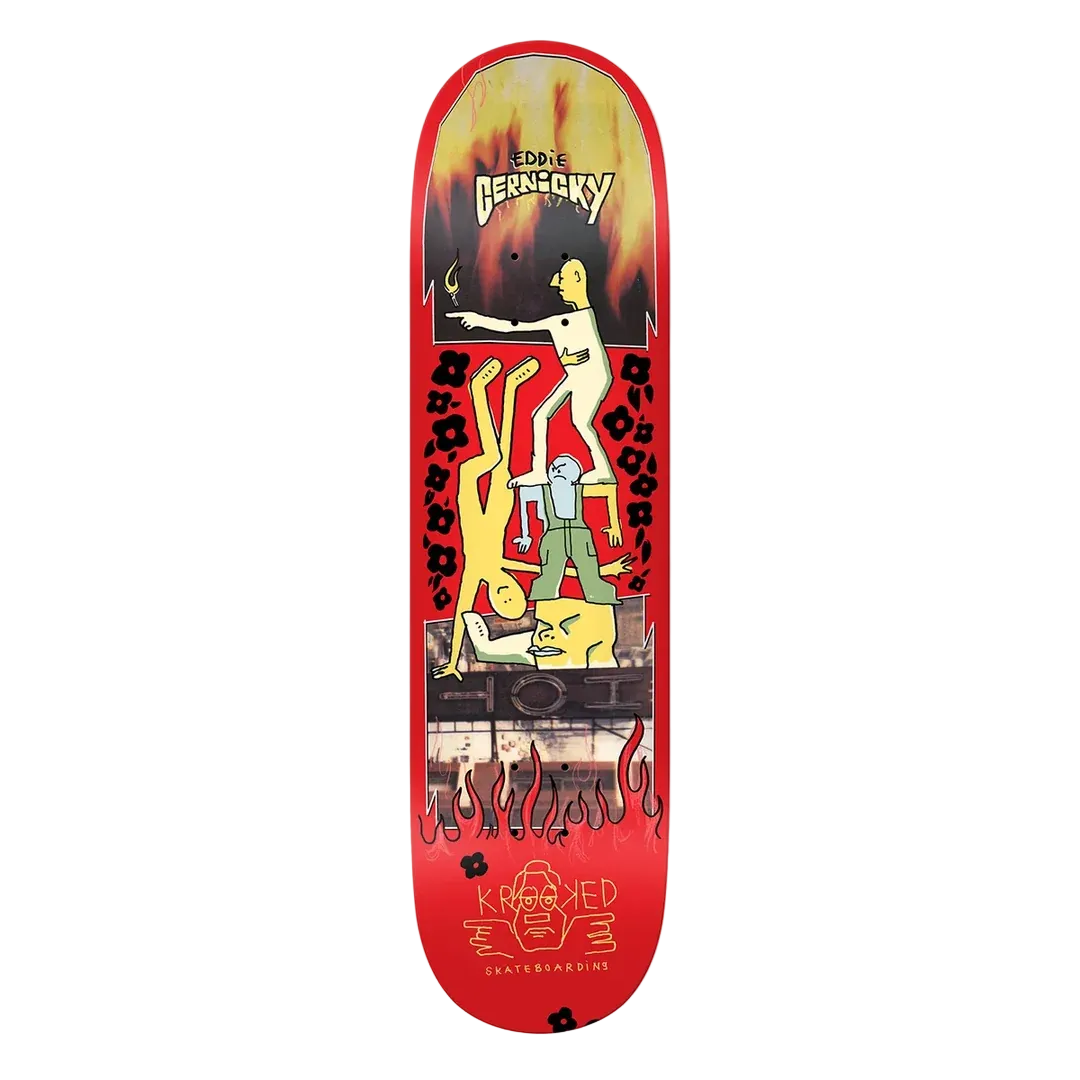 Krooked Skateboards Matt Cernicky Hot Deck 8.25