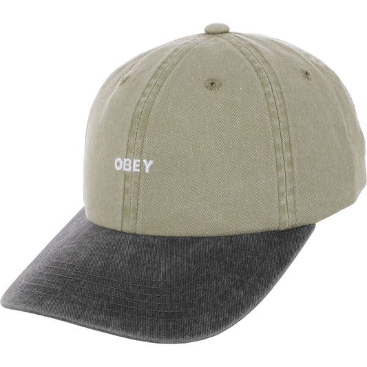 Obey 2 Tone Bold 6 Panel Strapback Pigment