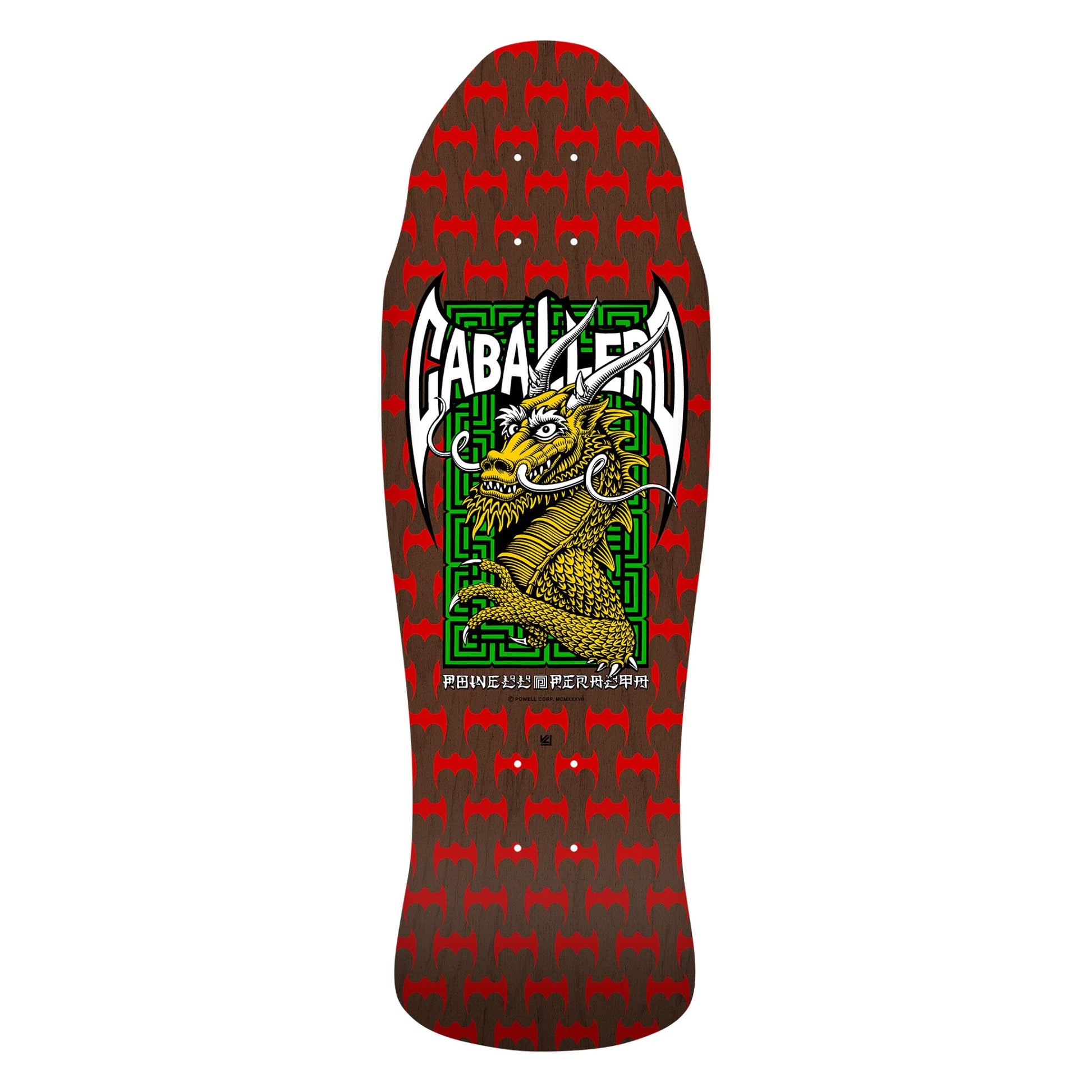 Powell Peralta Cab Street Dragon "21" 9.625 Red/Brown Deck