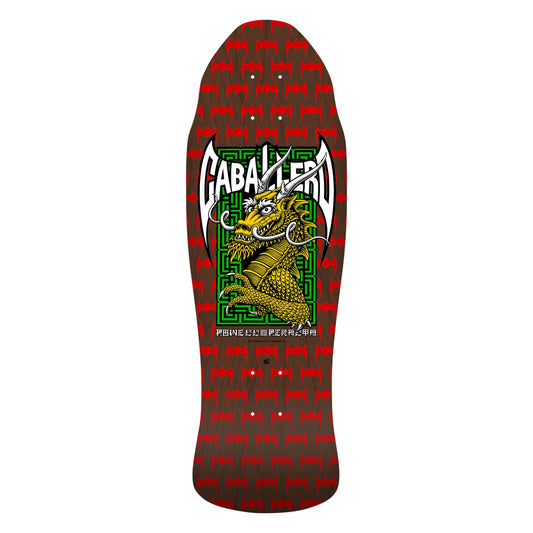 Powell Peralta Cab Street Dragon "21" 9.625 Red/Brown Deck