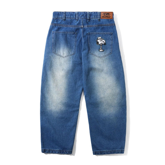 Butter Goods Spike Denim Jeans Distressed Indigo