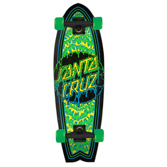 Santa Cruz Toxic Dot Shark Cruzer Complete 8.88