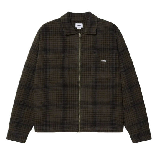 Obey Parker Zip Shirt Jacket