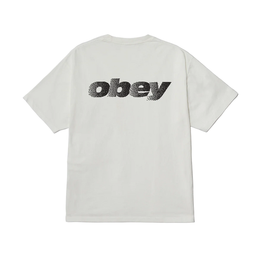 Obey Diffusion Pigment Vintage White Tee