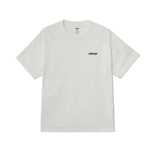 Obey Diffusion Pigment Vintage White Tee