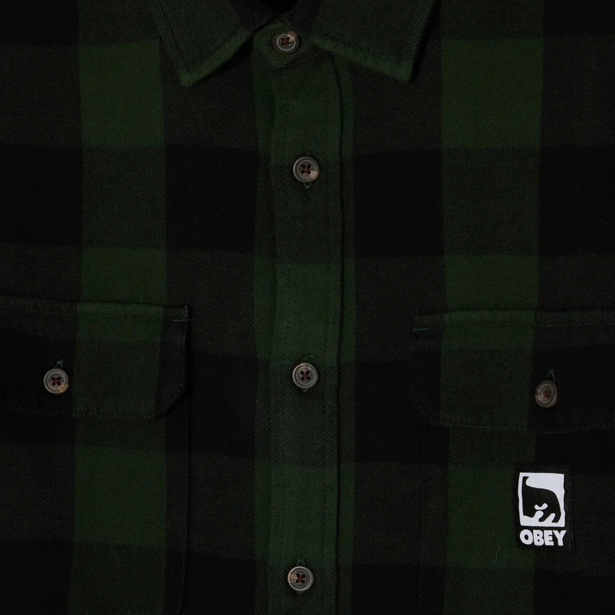 Obey Woven Kombu Multi Flannel
