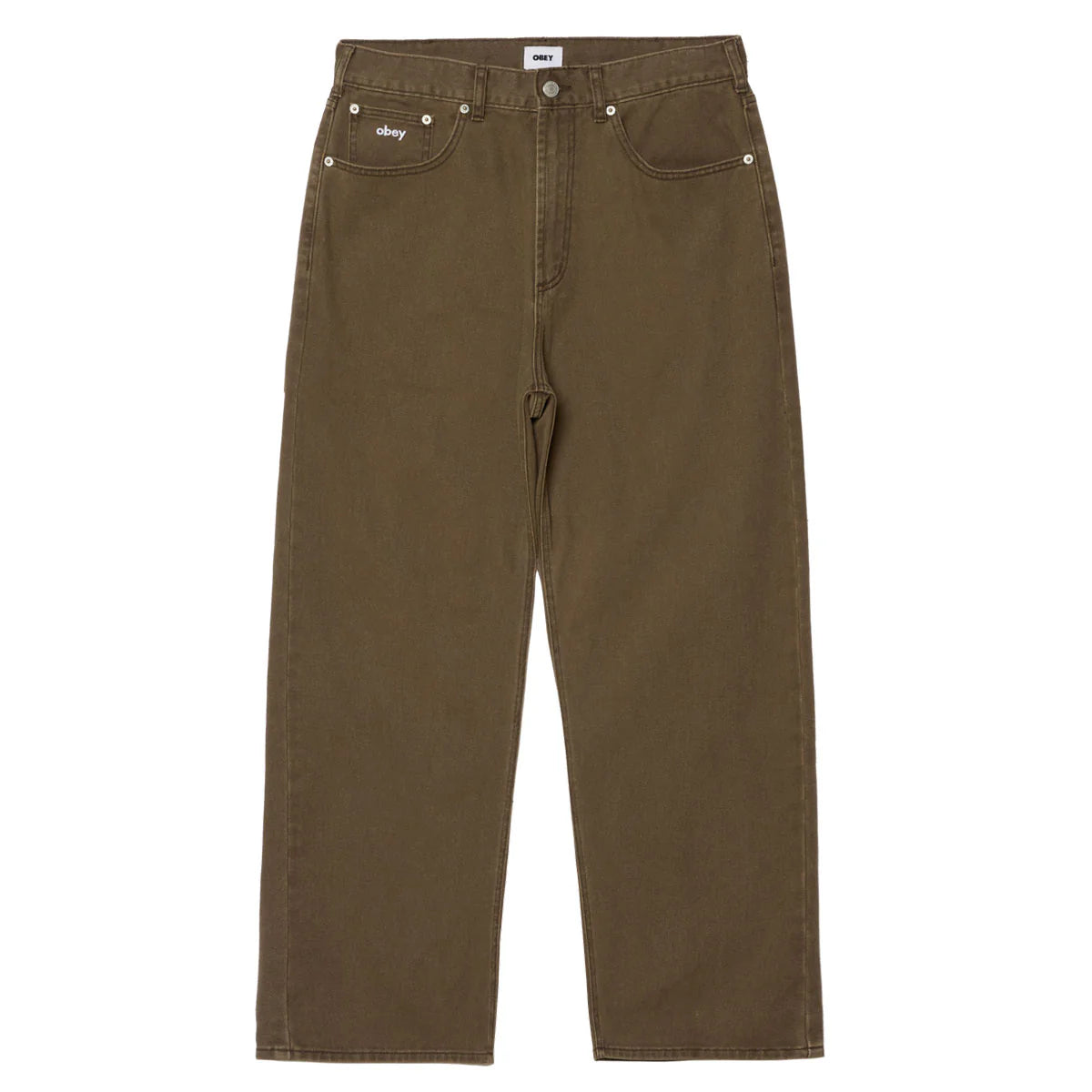 Obey Bigwig Baggy Denim Wren Faded Wash