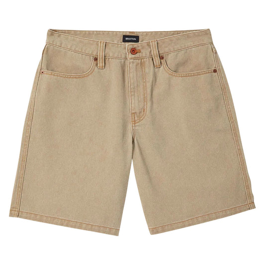 Brixton Relaxed Short Washed British Khaki