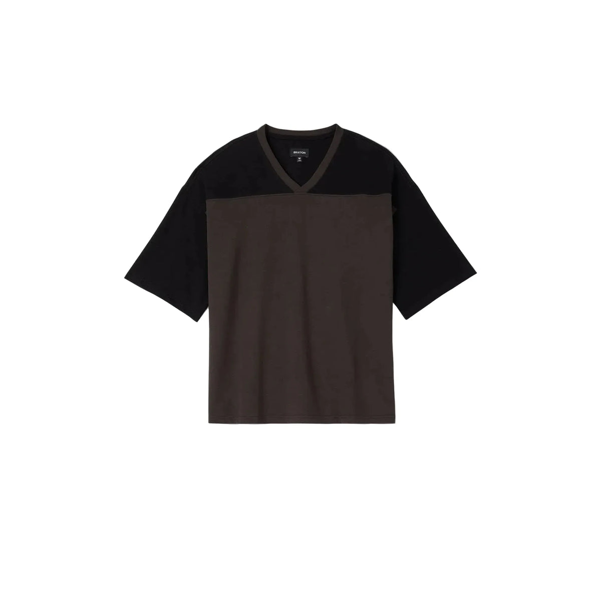 Brixton Football Tee Black/Washed Black