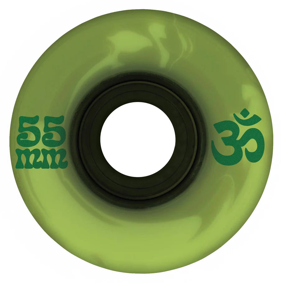 OJ Wheels Cru-Zen Mini Super Juice Emerald Marble Swirl 78a