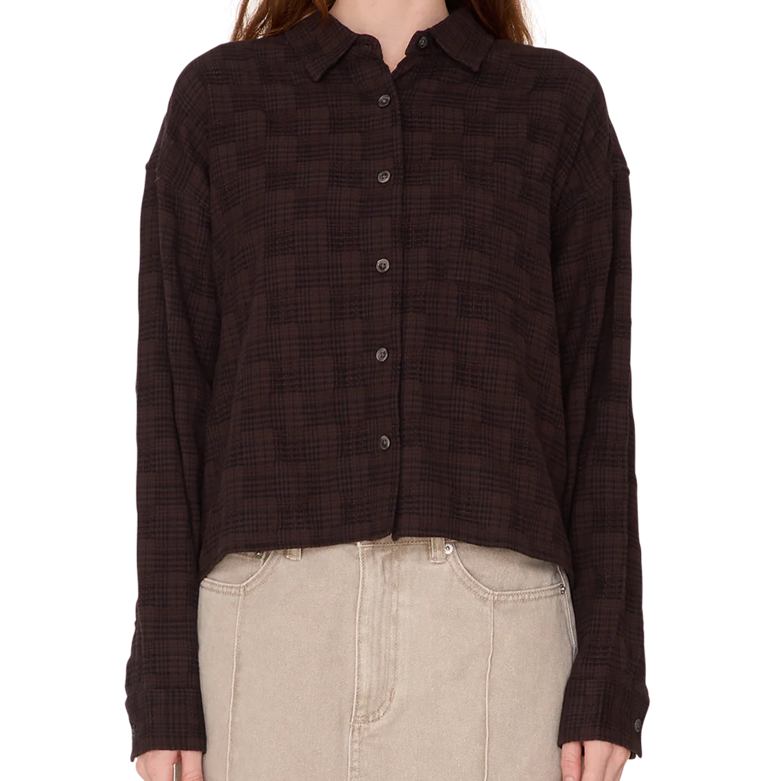 Obey Vivian Plaid Flannel