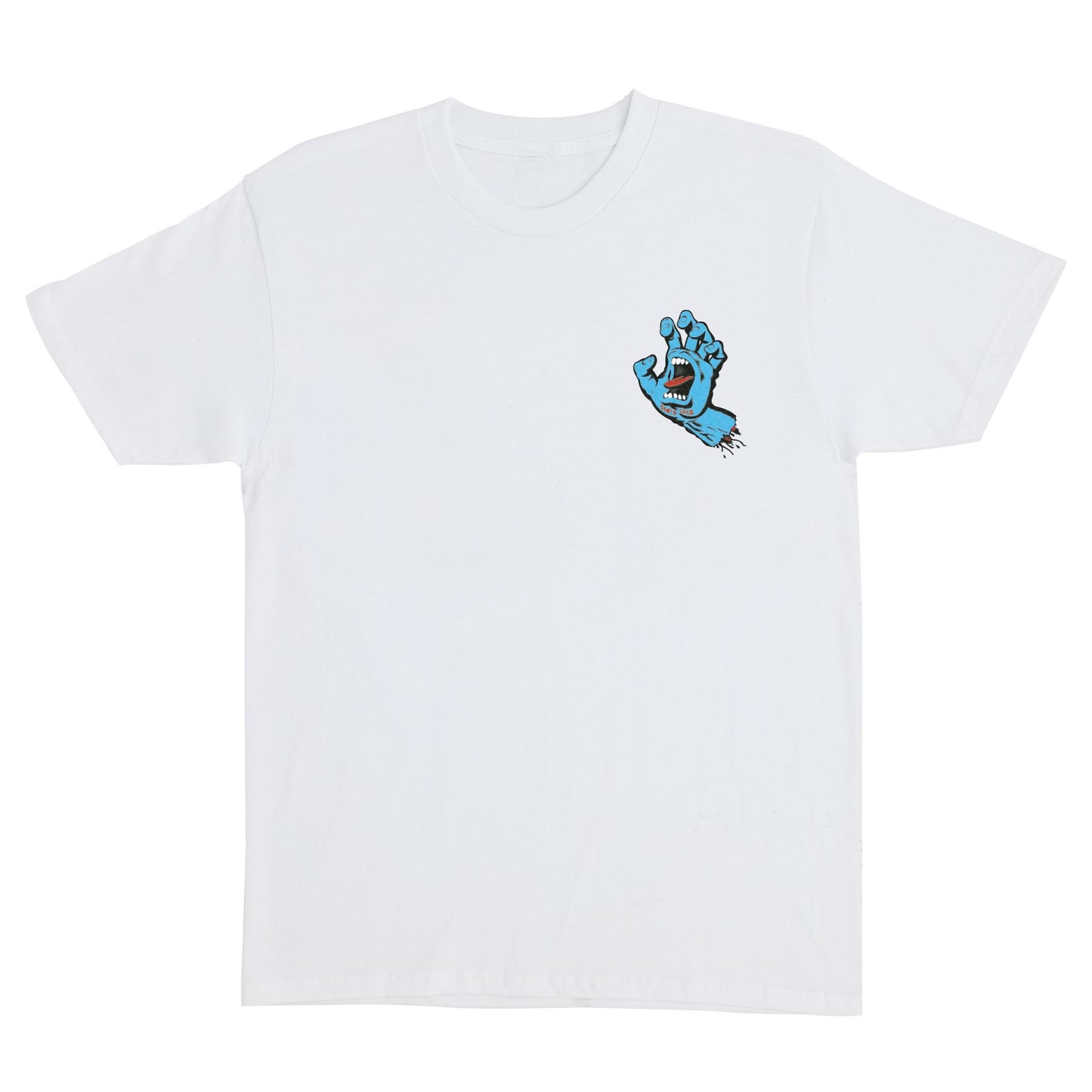 Santa Cruz Screaming Hand Short Sleeve T-Shirt White