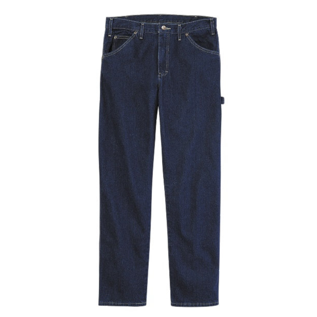 Dickies Relaxed Fit Heavyweight Carpenter Jeans Stonewashed Indigo Blue