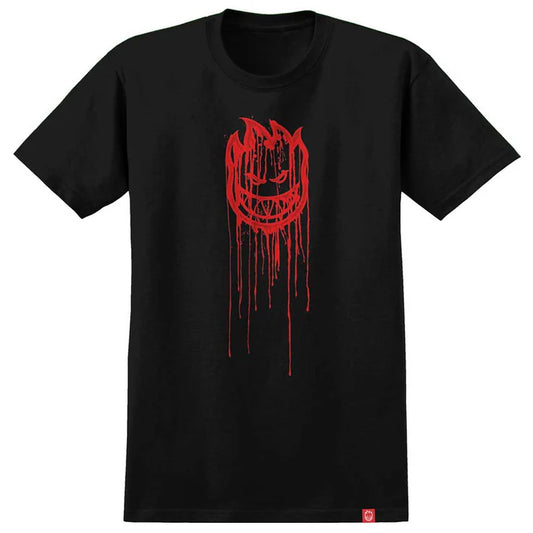 Spitfire Bighead Dripper Black Red Tee