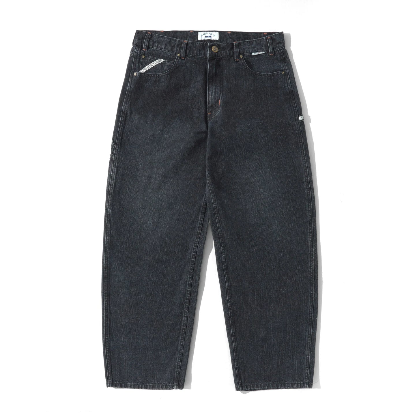 Cash Only Company Denim Jeans Distressed Washed Midnight