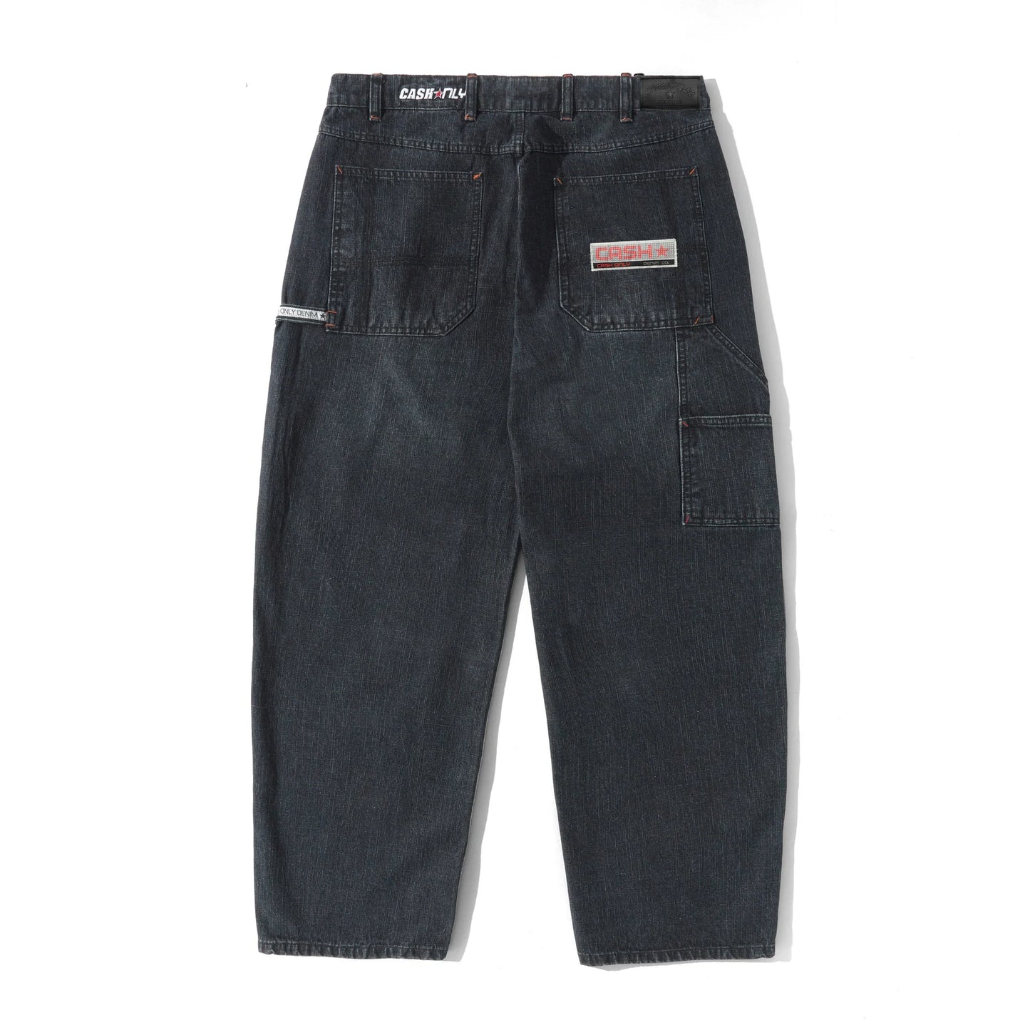 Cash Only Company Denim Jeans Distressed Washed Midnight