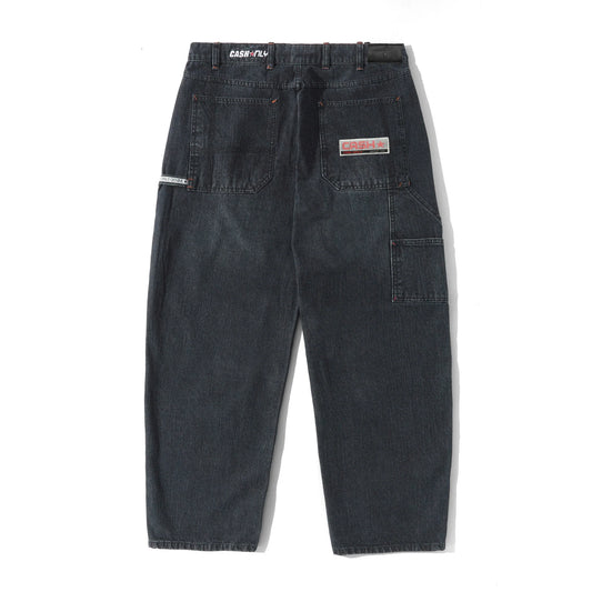 Cash Only Company Denim Jeans Distressed Washed Midnight