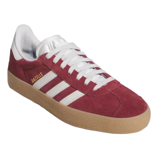 Adidas Gazelle ADV Shadow Red / Crystal White / Gold Metallic
