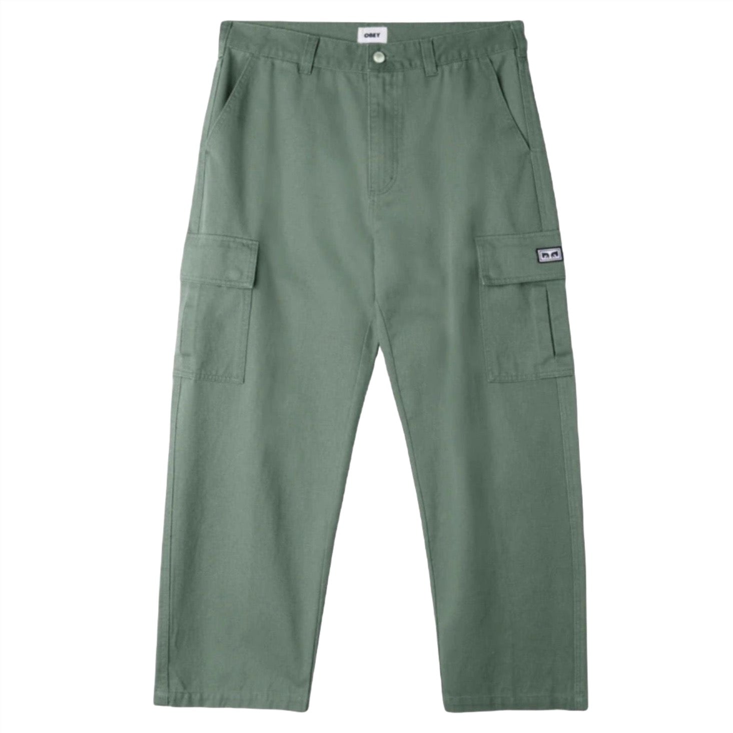 Obey Bigwig Baggy Twill Cargo Pant Laurel Wreath Pants