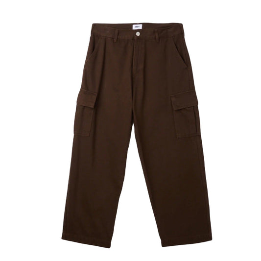 Obey Giant Parachute Cargo Pants Brown