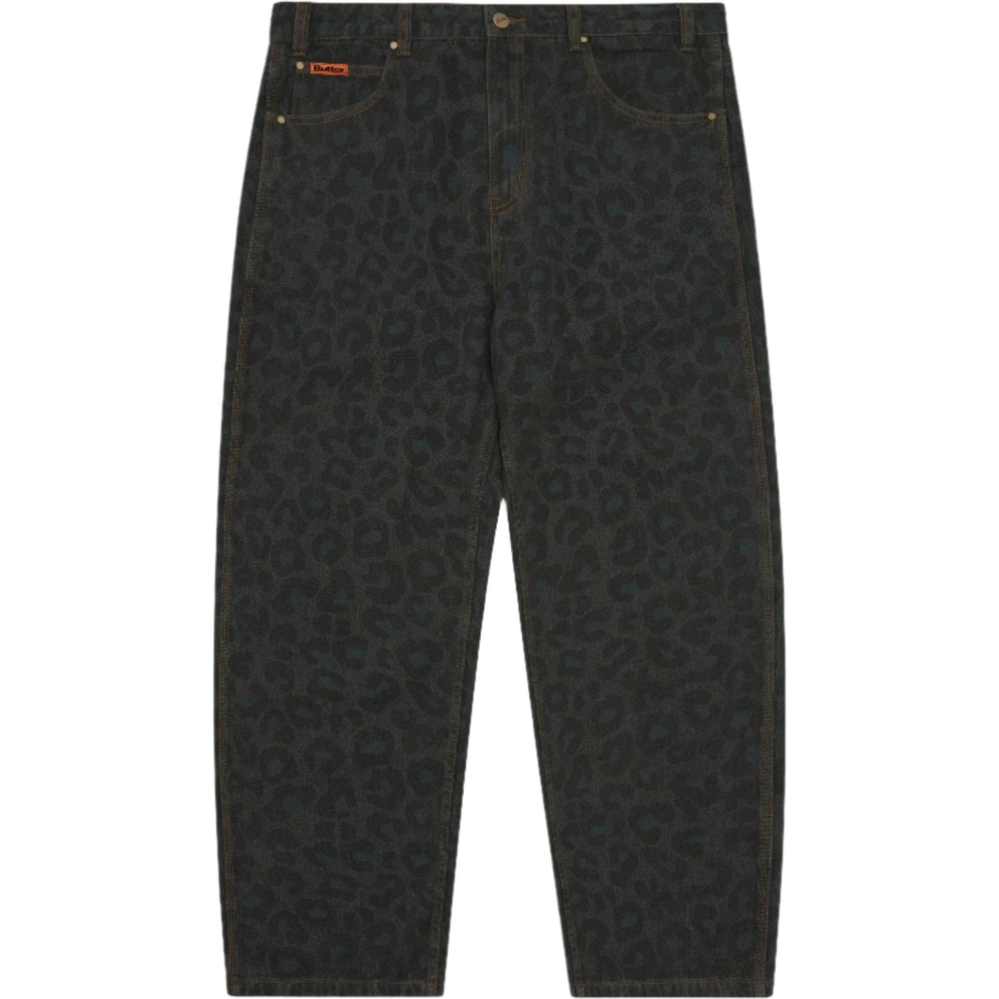 Butter Goods Leopard Denim Jeans Black