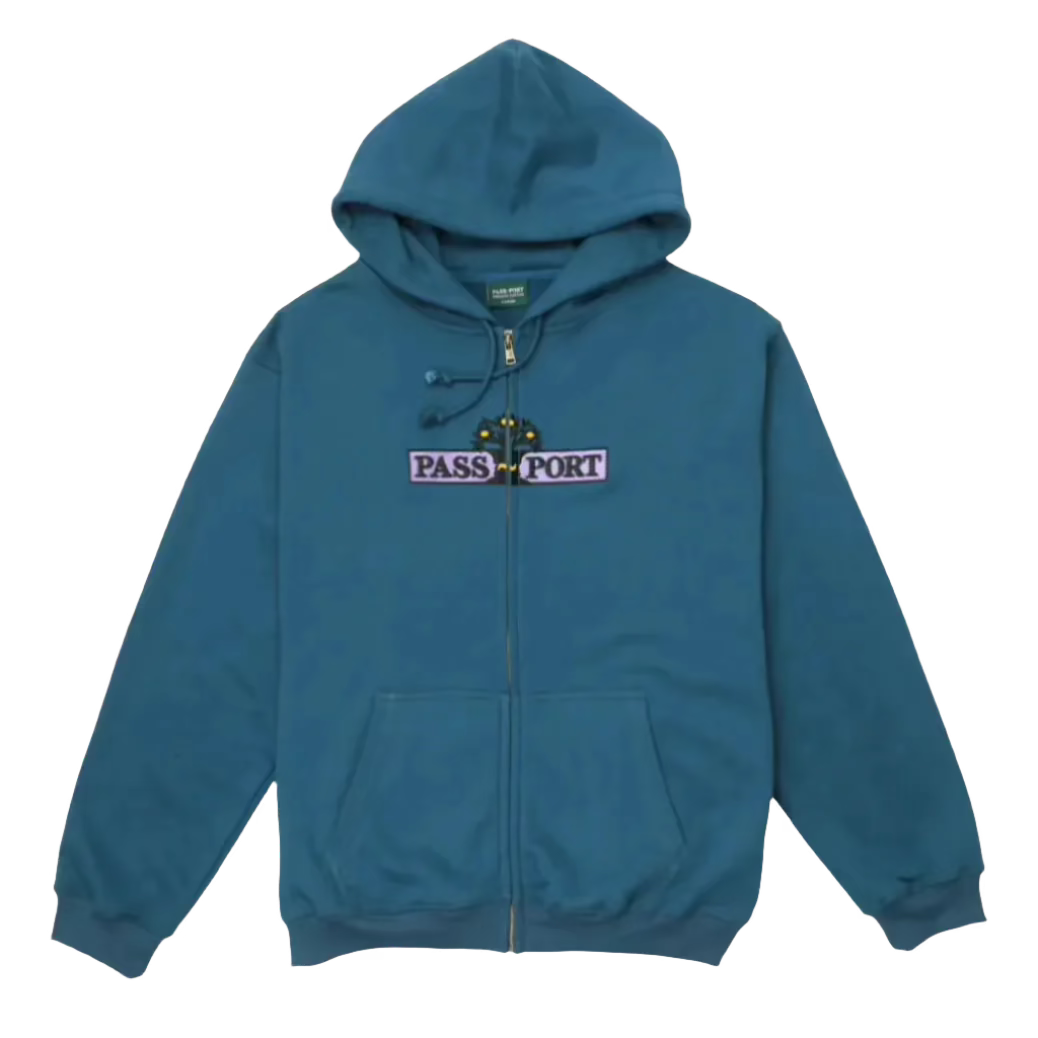 Passport House Plant Organic Fleece Zip Hoodie