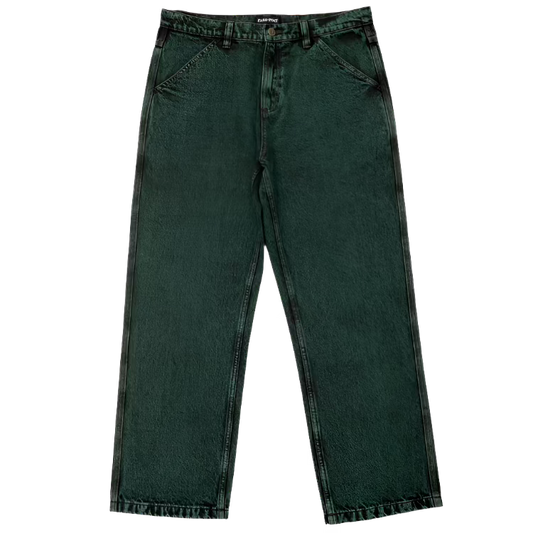 Passport Workers Club Denim Dark Green Over Dye