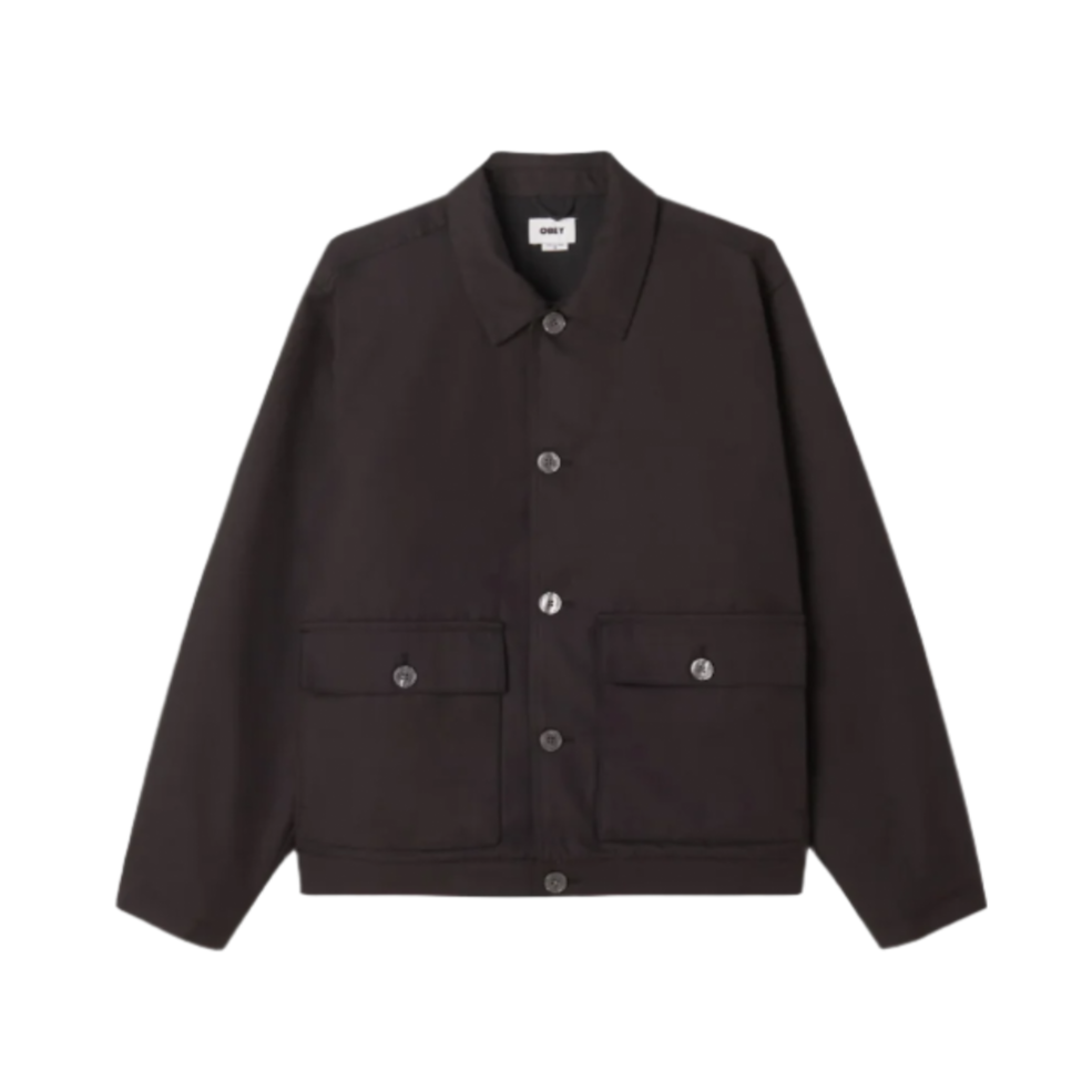 Obey Oliver Shirt Jacket Digital Black 