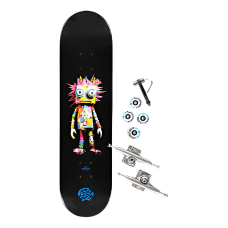 Push Skateboarding "Incomplete" Skateboard