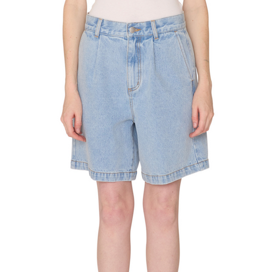 Obey Eli II Denim Pleated Short