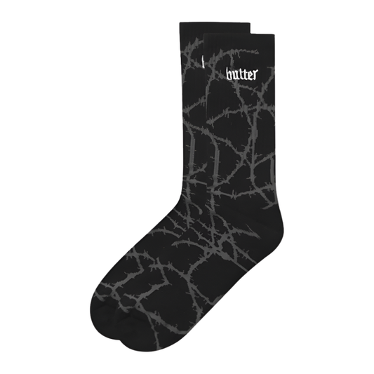 Butter Goods Wired Socks Charcoal