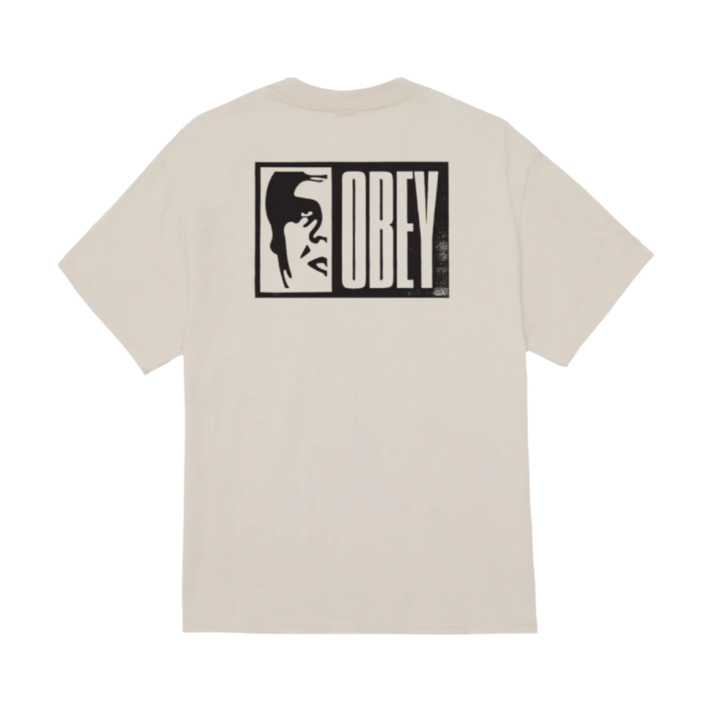 Obey Half Icon Tee Silver Grey