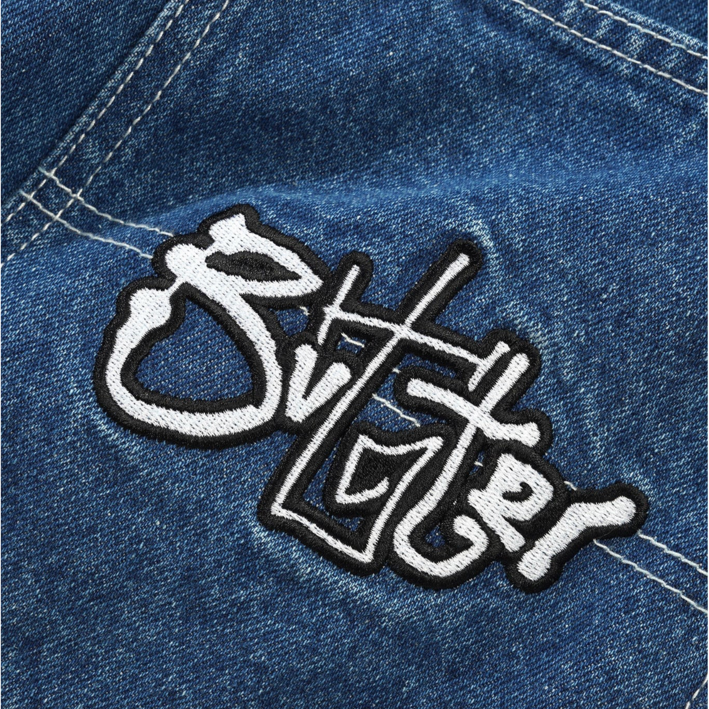 Butter Goods Scribble Denim Jeans Mid Blue
