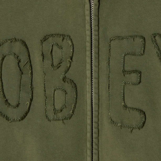 Obey Hybrid Faded Zip Hoodie